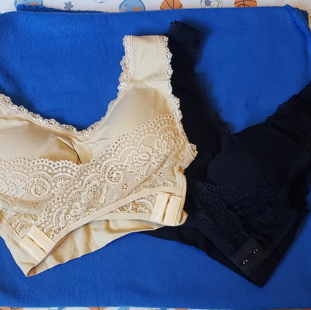 Set of 2 Bra cross front hook bras